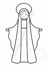 Conception Immaculate Virgin Eastertemplate sketch template
