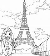 Eiffelturm sketch template