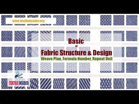 basic  fabric structure designweave plan formula number repeat unittextile insider