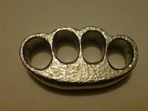weaponcollector s knuckle duster and weapon blog one inch thick home made knuckle dusters