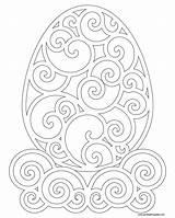 Coloring Egg Swirl Pages Mandala Easter Swirly Template Druku Jajka Szablon Transparent Witraż Filigree Mandalas Wycinanki Cp Designs 1280 Ostern sketch template