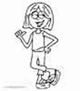Mcguire Coloring Pages Lizzie Color Cartoon Kids Colouring Lizzy sketch template