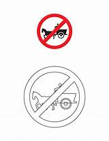 Sign Prohibited Coloring Tonga Traffic Clipart Cliparts Bestcoloringpages Library Choose Board Signs Clip sketch template