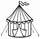 Circus Tent Coloring Pages Carnival Printable Clipart Tents Drawing Templates Color Cookie Top Cutter Kids School Getcolorings Getdrawings Sheets High sketch template