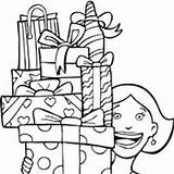 Birthday Coloring Presents Many Surfnetkids Pages Next sketch template