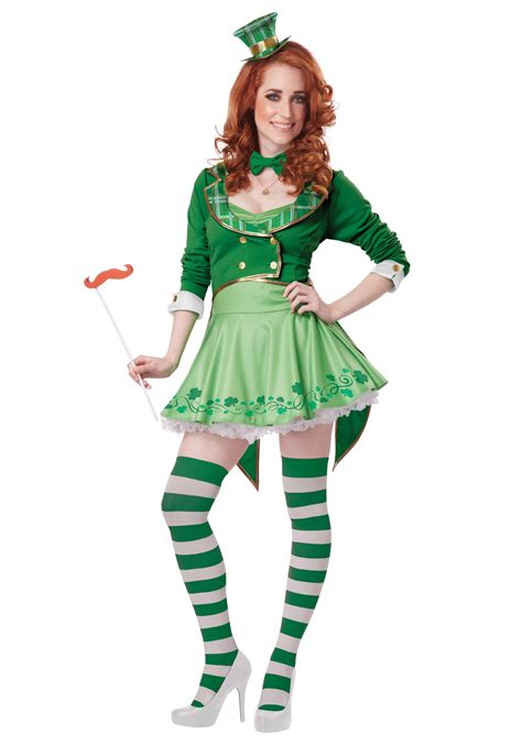 Lucky Charm Leprechaun Costume For Women