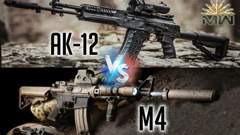 M4 Carbine Vs Ak 12 [military Comparison] Youtube
