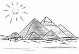 Giza Pyramids Supercoloring sketch template