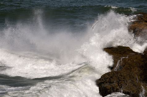 crashing waves  stock photo public domain pictures