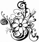 Filigree Clipart Flower Clipartmag sketch template