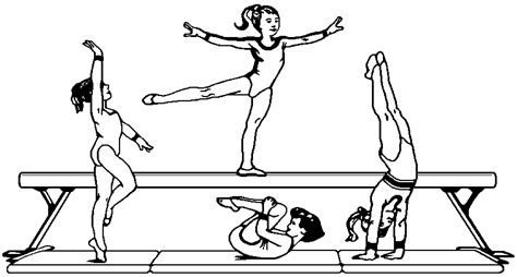 gymnastics coloring pages  pictures quotes  clipart print color
