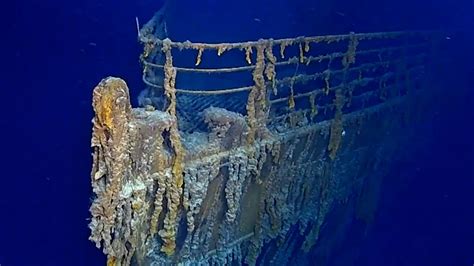 titanic sub dive reveals parts are being lost to sea bbc news