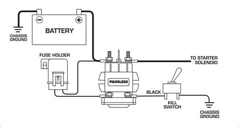 basic race car wiring diagram kill switch car alternator house wiring