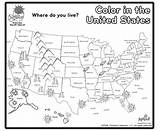 States United Map Coloring Color Printable Geography Usa Pages Print Mountains Labeled Grade Family Social Studies Kids Activities 3rd Maps sketch template