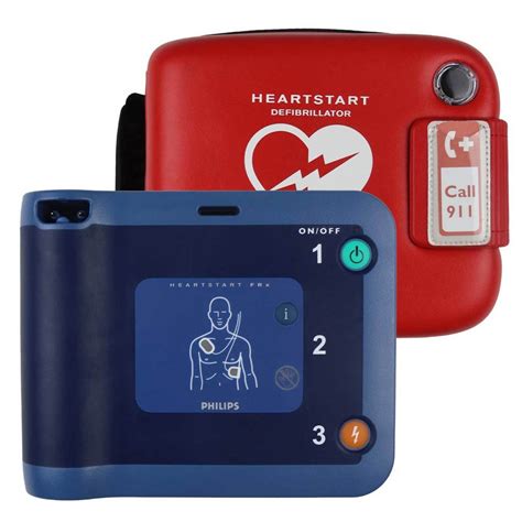 philips heartstart frx defibrillator  carry case  aid kits