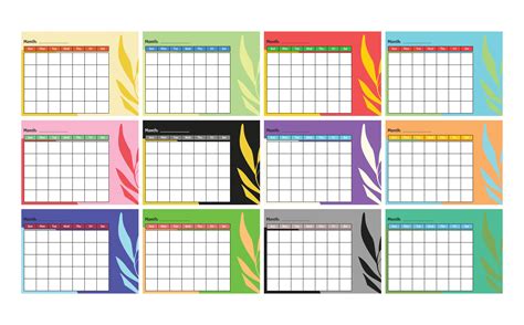 monthly calendar printable calendar blank template blank monthly