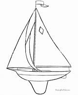 Coloring Pages Sailboat sketch template
