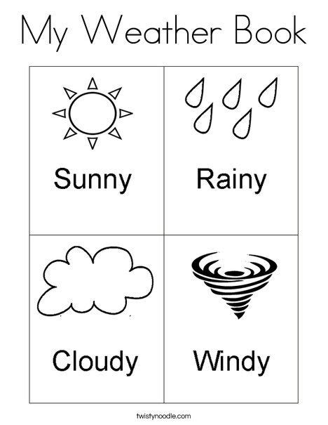 weather book coloring page weather books weather worksheets