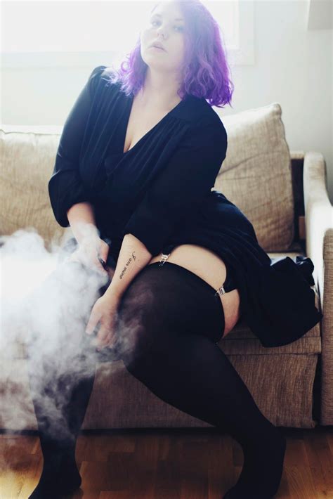 purple hair smoking bbw on tumblr self esteem self love size diversity pinterest