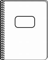 Notepad Clip Clipart Blank Vector Clker Large Cliparts sketch template