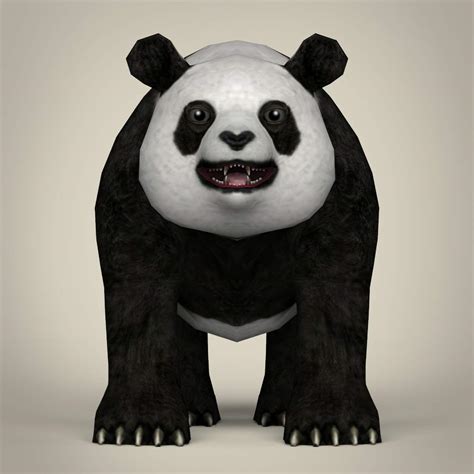 giant panda  model  treeworldd