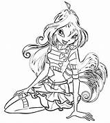 Winx Coloring Pages Color Print Kids Children Funny Justcolor sketch template