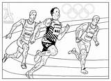 Olympiques Coloriage Athletisme Athlétisme sketch template
