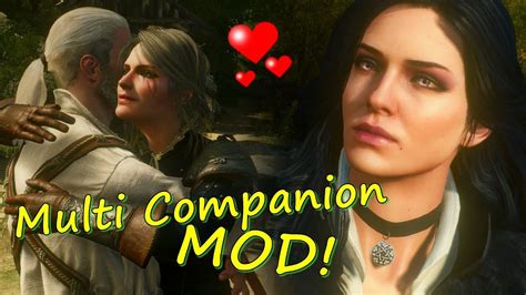 multi companion mod exploring toussaint with ciri and yennefer the witcher 3 youtube