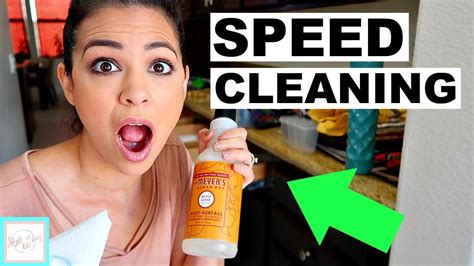 Ultimate Speed Cleaning Kitchen Style Mom Xo Youtube