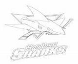 Nhl Coloriage Lnh Sharks Senators Ottawa Imprimer sketch template