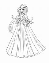 Pages Ball Coloring Gown Getdrawings sketch template