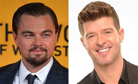 Leonardo Dicaprio Robin Thicke Party All Night In London After ‘wolf