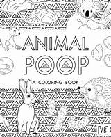 Coloring Poop Book Xobmaer Animal sketch template