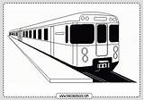 Trenes Moderno Tren Pintar Navegación Rincondibujos sketch template