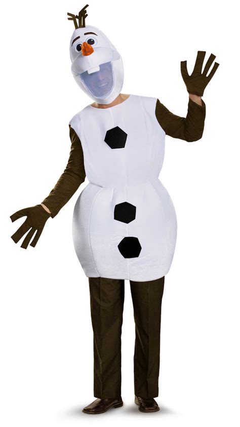 deluxe adult olaf the snowman costume candy apple