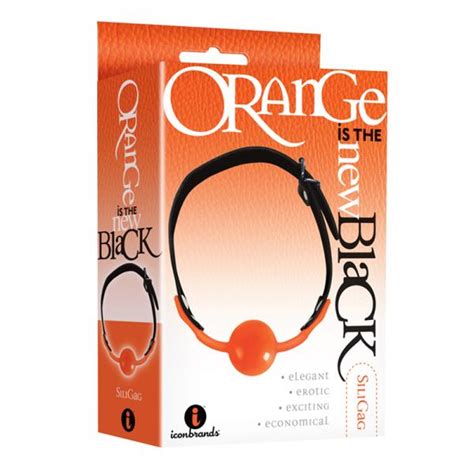 the 9 s orange is the new black siligag silicone bag gag orange with