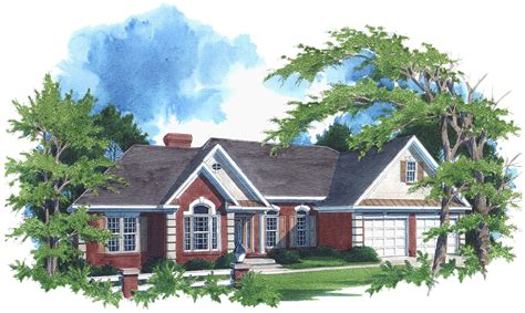 luxurious ranch home plan ga architectural designs house plans