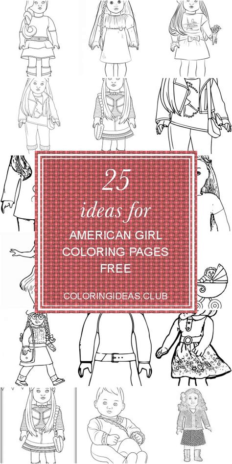 ideas  american girl coloring pages  coloring pages