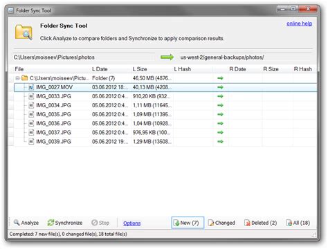 fastglacier folder sync tool synchronize  contents   local folder  amazon glacier