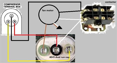 rheem condenser wiring diagram rheem pjl series condenser fan runs continuously