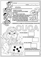 Atividades Cuca Folclore Educativas Atividade Lenda Pica Pau Lendas Amarelo Personagem sketch template