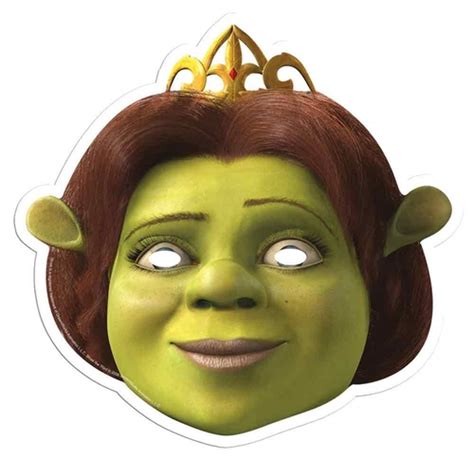 Princess Fiona Single Card Party Face Mask In Stock Now