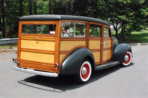 listed  ford deluxe woodie station wagon   perfect