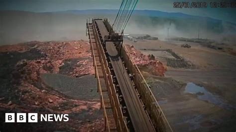 brazil disaster moment brumadinho dam collapsed bbc news