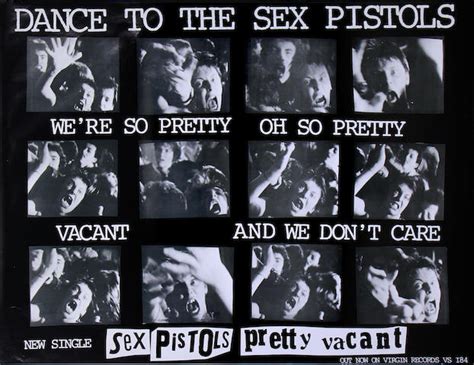 bonhams a sex pistols pretty vacant virgin promo poster
