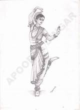 Odissi Dance Sketches Sketch Google Search Coloring Adult sketch template