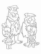 Flintstones Coloring Pages Colouring Kids Christmas Bam Cartoon Disney Book Sheets Template Choose Board sketch template
