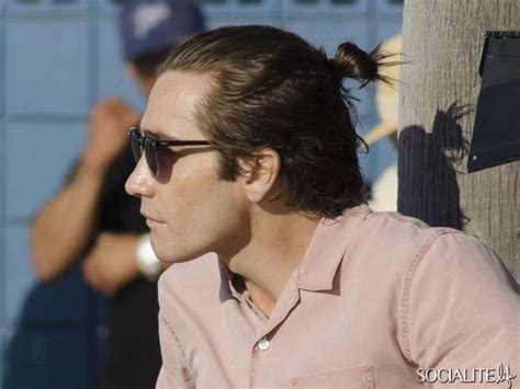 Jake Gyllenhaal Films Nightcrawler In Venice Man Bun Hairstyles
