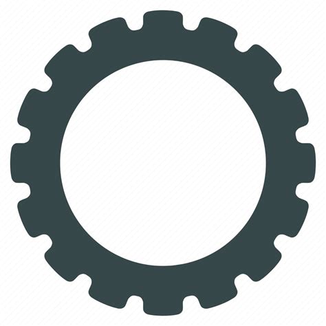 cogwheel gear industrial machinery mechanical wheel icon