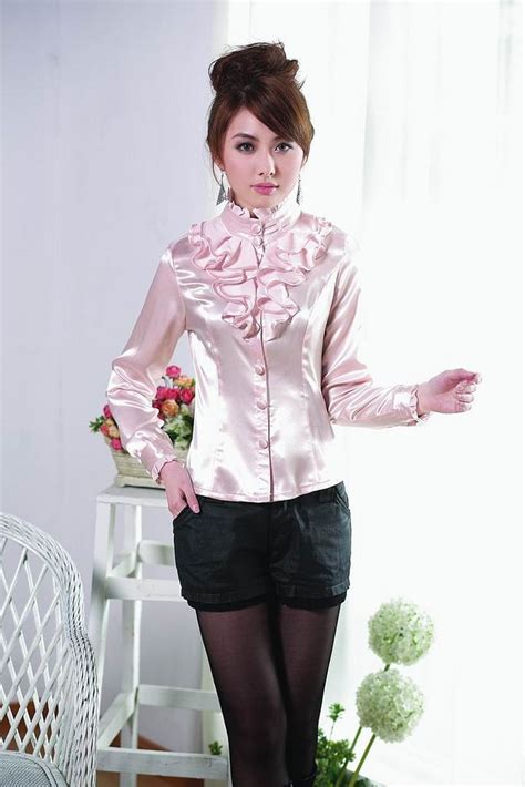 317 best blouses i love images on pinterest satin blouses silk satin and blouses